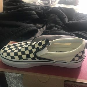White checker vans